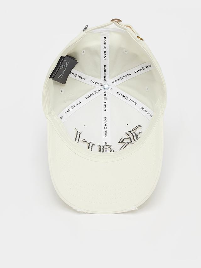 Karl Kani, Old English Distress Baseball Cap, beige, Image 3 of 5