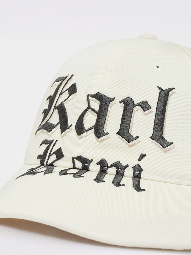 Karl Kani, Old English Distress Baseball Cap, beige, Image 4 of 5