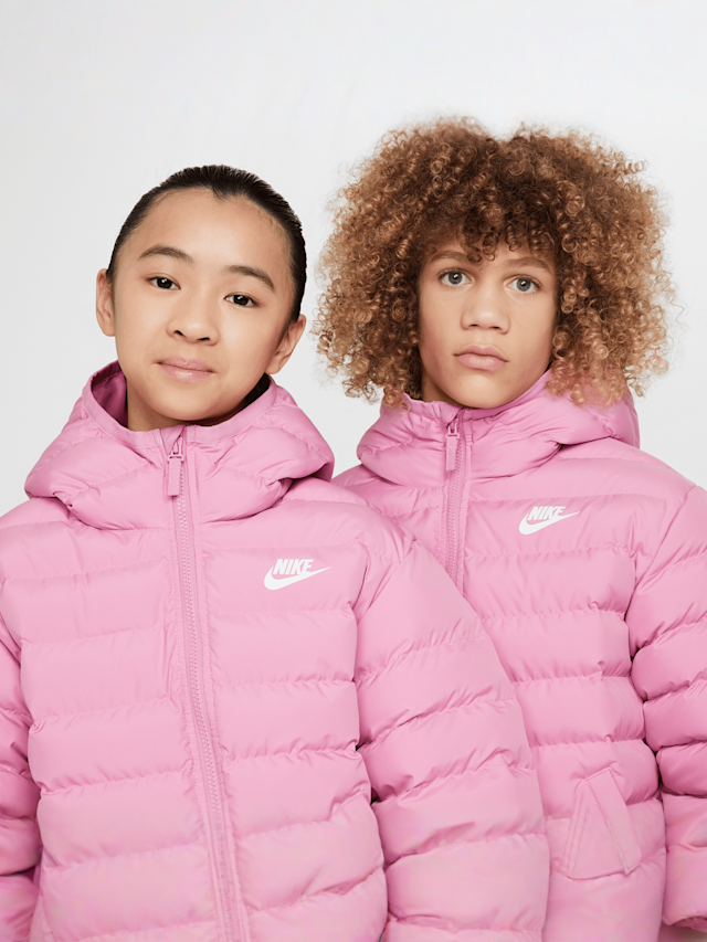 Nike, Sportswear Low Synthetic-Fill Jacket, light pink, Image 3 of 6