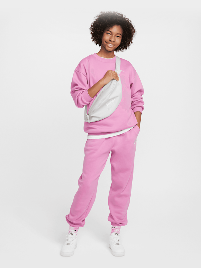 Nike, Sportswear Club Fleece Loose Pants, light pink, Image 6 of 6