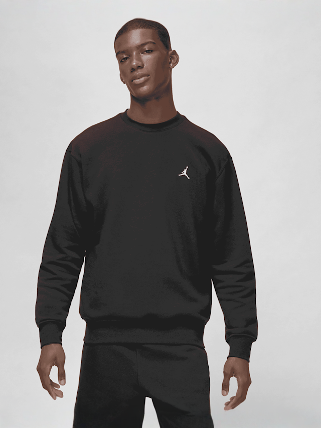 Jordan, Brooklyn Fleece Crewneck, black, Image 1 of 4