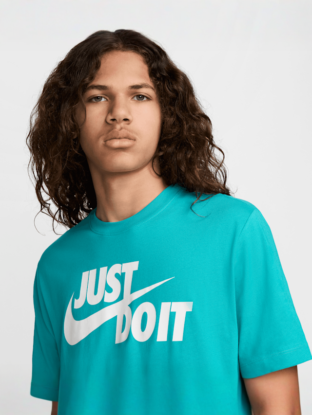 Nike, Sportswear Tee Just Do It, turquoise, Image 3 of 4