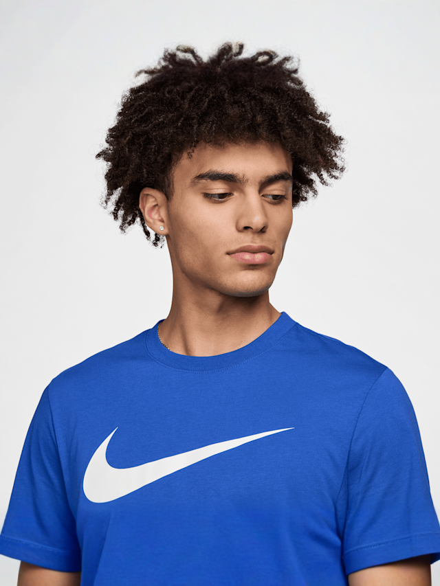Nike, Sportswear Tee Icon Swoosh, blue, Image 3 of 4