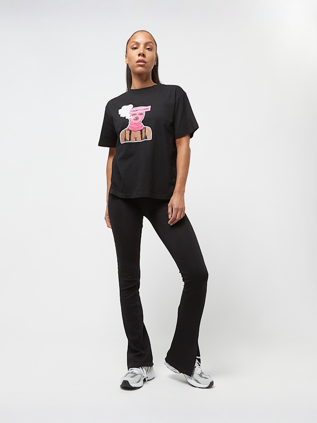 Miss Tee, I Don't Care Tee, black, Image 5 of 5