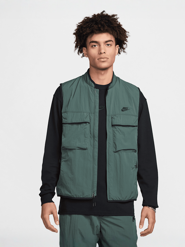 Nike, Tech Woven Vest, green, Image 1 of 6