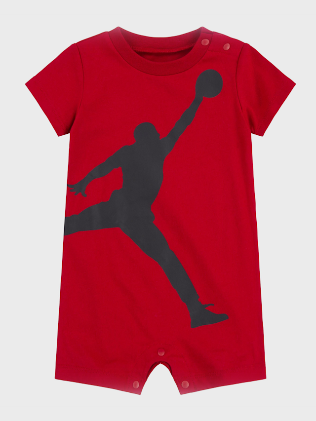 Jordan, Jumpman Knit Romper, red, Image 1 of 4