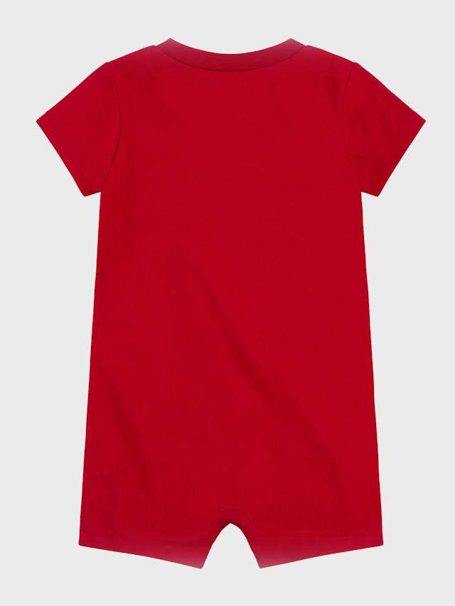 Jordan, Jumpman Knit Romper, red, Image 2 of 4