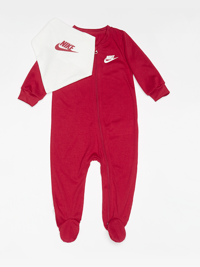 Nike, Knit Sustainable Coverall Bib Set, red, Image 1 of 5