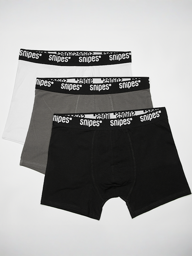 SNIPES, 3 PACK - Black Tape Briefs Boxershorts, multi-colour, Image 1 of 2