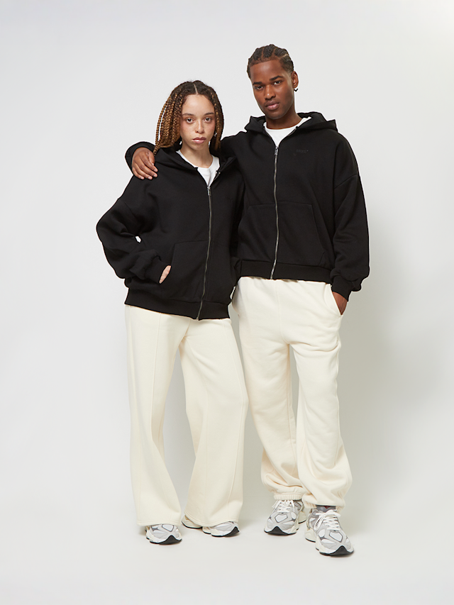 SNIPES, Small Logo Essential Oversized Zip Hoodie, black, Image 4 of 4