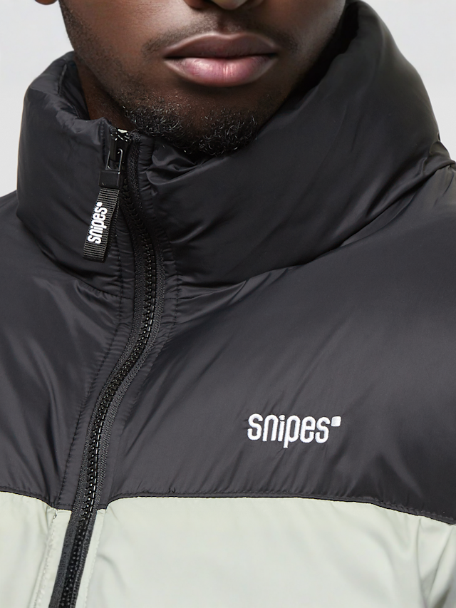 SNIPES, Small Logo Essential Puffer Jacke, green, Image 3 of 5