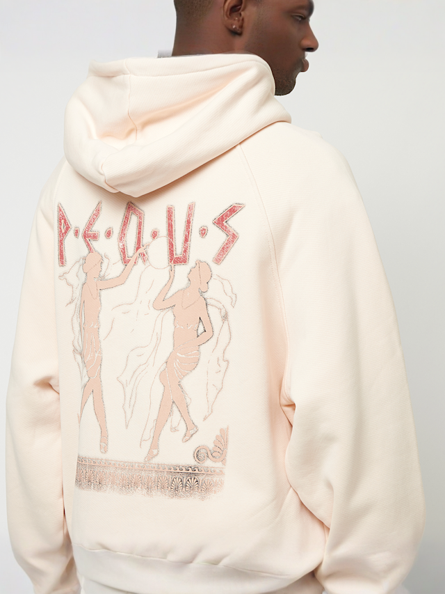 PEQUS, Ancient Love Story Zip-Hoodie, beige, Image 5 of 6