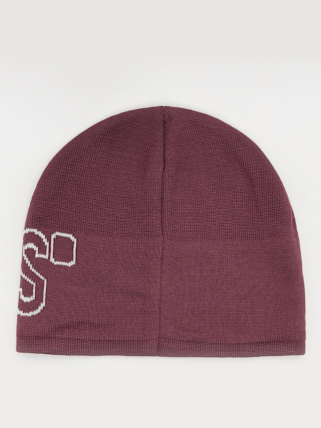 SNIPES, Outline Logo Essential Skully Beanie, red, Image 2 of 4