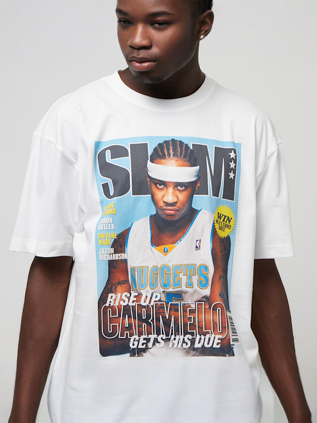 Mitchell & Ness, Slam Cover Tee Denver Nuggets, white, Image 3 of 4