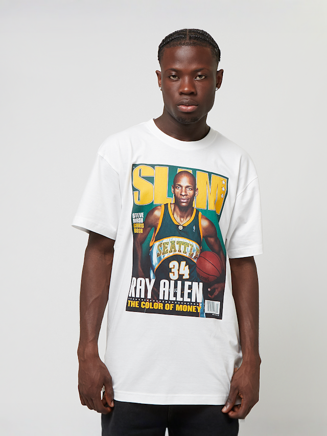 Mitchell & Ness, Slam Cover Tee Seattle Supersonics, white, Image 1 of 4