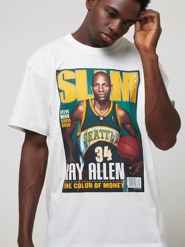 Mitchell & Ness, Slam Cover Tee Seattle Supersonics, white, Image 3 of 4
