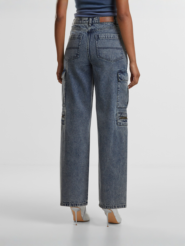 Urban Classics, Loose Utility Denim Pants, blue, Image 2 of 4