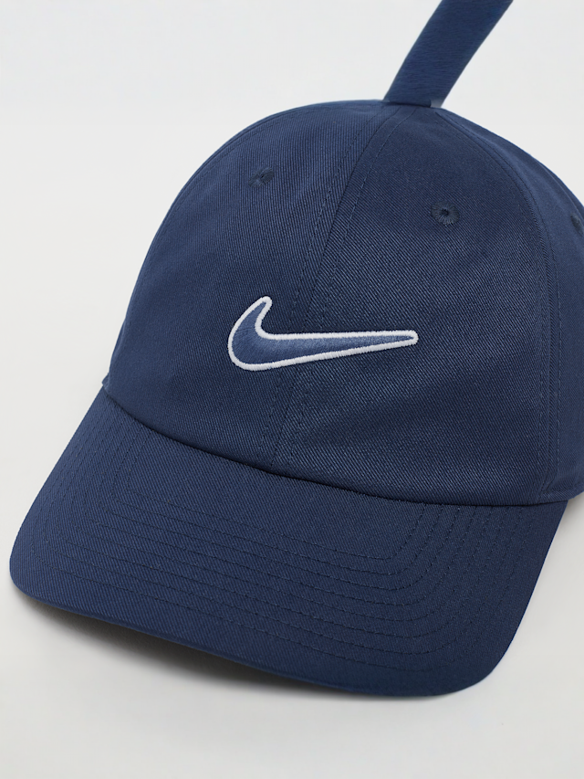 Nike, Club Unstructured Swoosh Cap, blue, Image 3 of 3