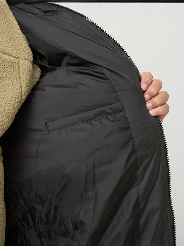 Urban Classics, Long Puffer Coat, black, Image 3 of 4