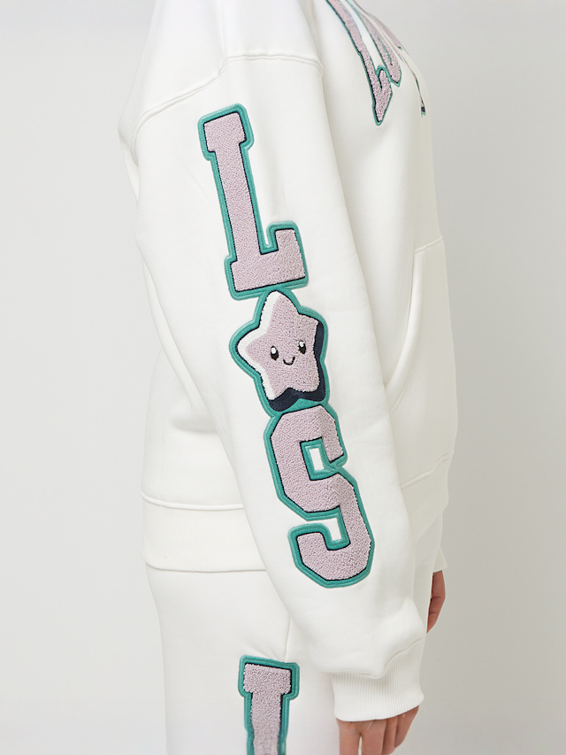 Love Scars, College Star Hoodie, white, Image 4 of 6