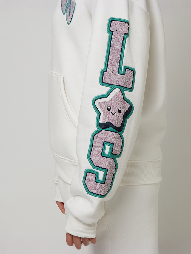 Love Scars, College Star Hoodie, white, Image 5 of 6