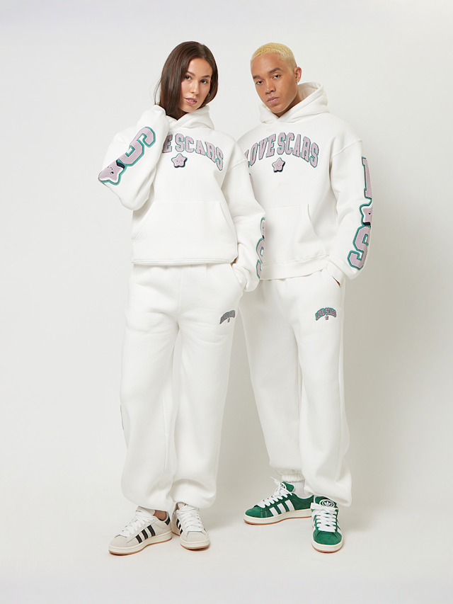 Love Scars, College Star Hoodie, white, Image 6 of 6