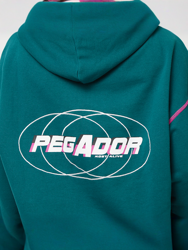Pegador, Jenna Oversized Sweat Jacket, green, Image 5 of 6