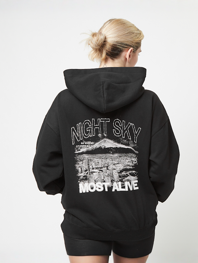 Pegador, Sonia Oversized Hoodie, black, Image 1 of 5