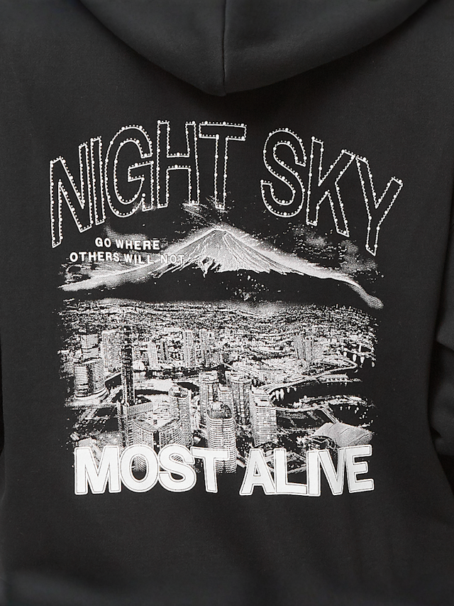 Pegador, Sonia Oversized Hoodie, black, Image 4 of 5