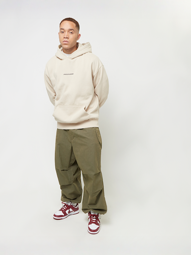 Pegador, Colne Logo Oversized Hoodie, beige, Image 5 of 5
