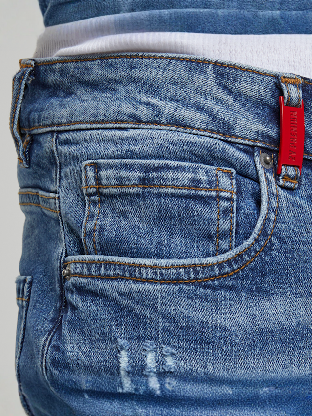 2Y STUDIOS, Julio Ripped Slim Fit Jeans, blue, Image 3 of 5