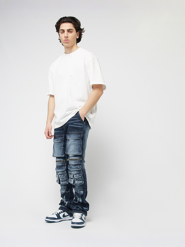 2Y STUDIOS, Esteban Multi Pocket Skinny, blue, Image 6 of 6