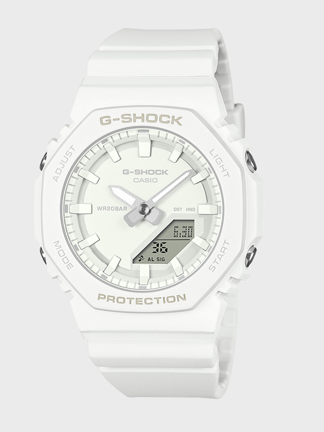 G-SHOCK, GMA-P2100-7AER, white, Image 1 of 4