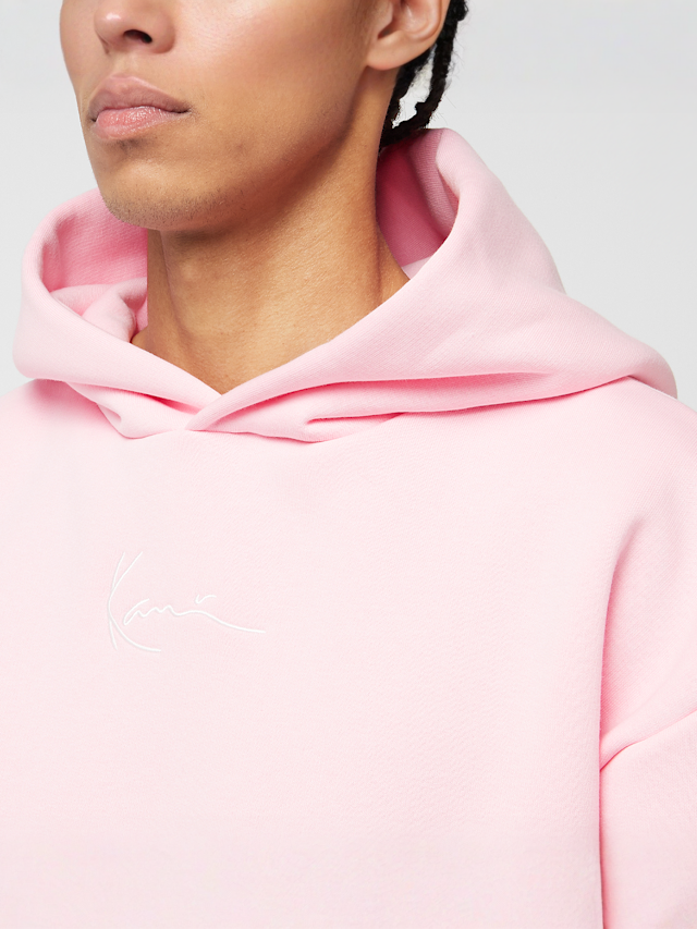 Karl Kani, Small Signature Essential Oversized Hoodie, light pink, Image 3 of 4