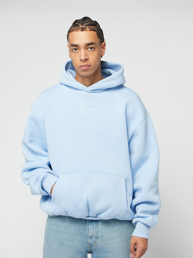 Karl Kani, Small Signature Essential Oversized Hoodie, blue, Image 1 of 4