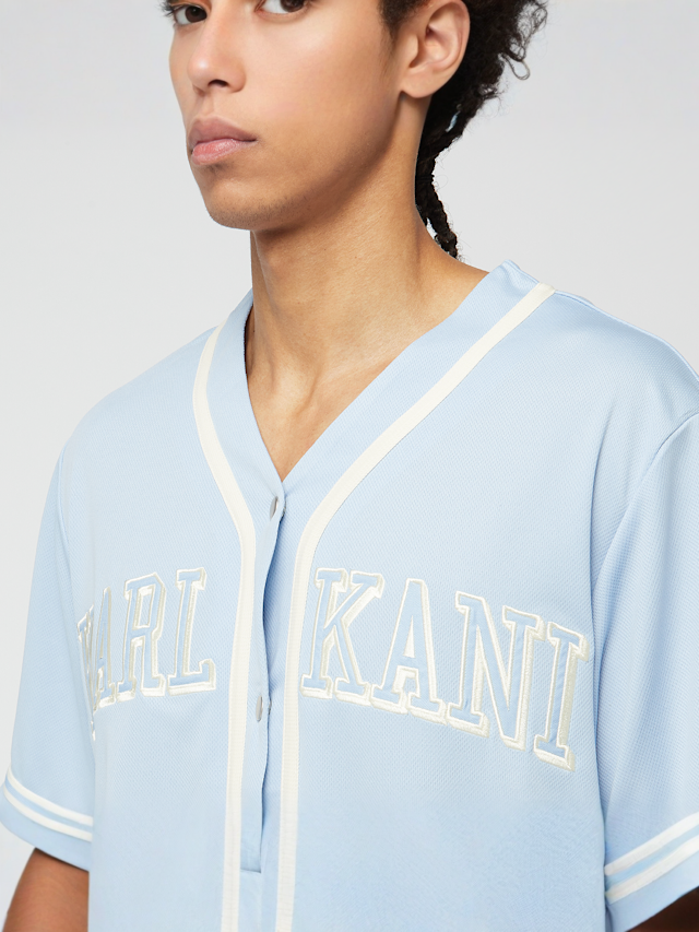 Karl Kani, College Baseballshirt, blue, Image 3 of 4