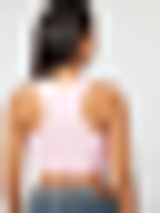 Karl Kani, Small Signature Essential Racer Rib Top, light pink, Image 2 of 4