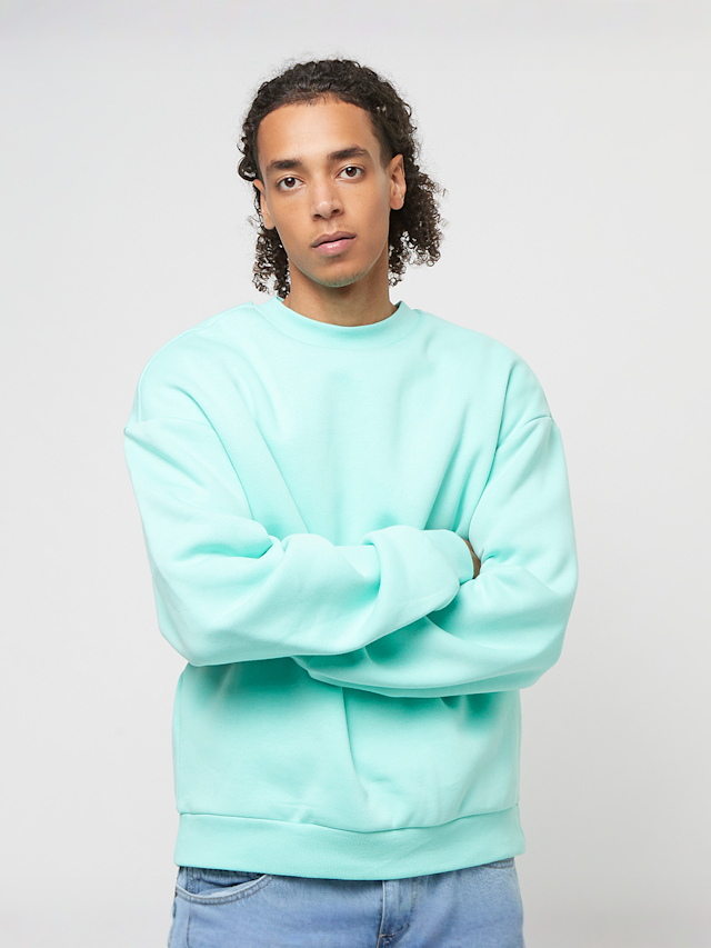 Urban Classics, Fluffy Crewneck, turquoise, Image 1 of 3