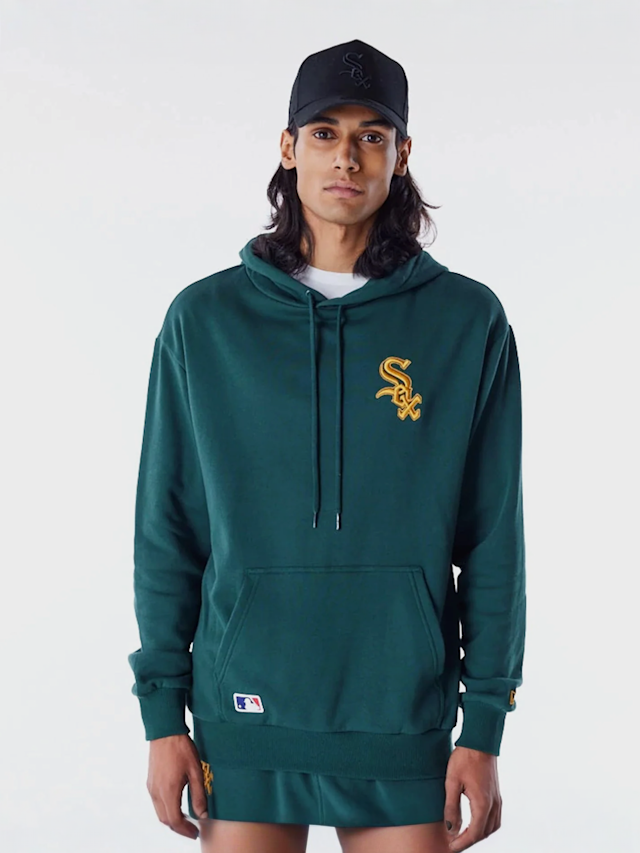New Era, Chicago White Sox League Essential Oversized Hoodie, green, Image 1 of 6
