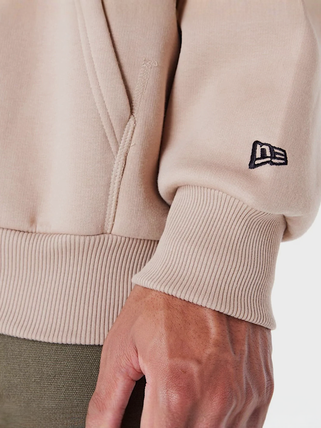 New Era, Lifestyle Quarter Zip Sweater, beige, Image 5 of 6