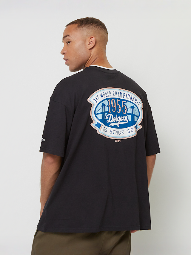 New Era, LA Dodgers World Series Oversized T-Shirt, black, Image 1 of 5