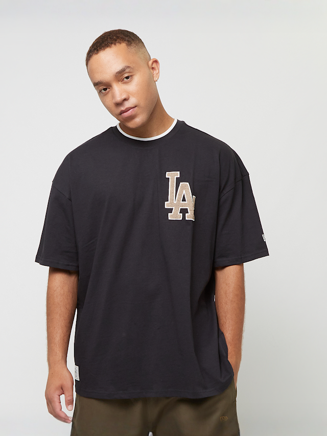 New Era, LA Dodgers World Series Oversized T-Shirt, black, Image 2 of 5