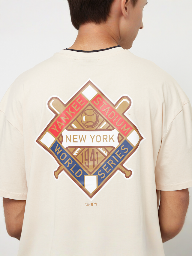 New Era, New York Yankees World Series Oversized T-Shirt, beige, Image 4 of 5