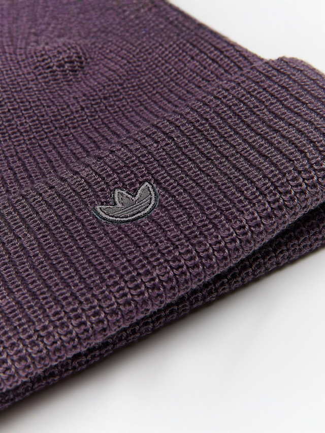 adidas Originals, Con Short Beanie, purple, Image 3 of 3