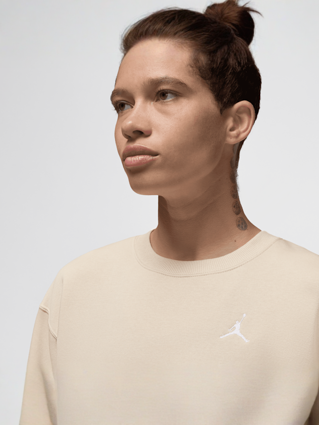 Jordan, Brooklyn Fleece Crew 24, beige, Image 3 of 6