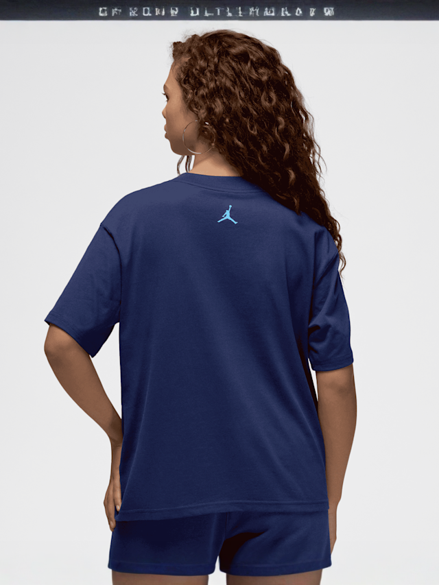 Jordan, Flocked Holiday T-Shirt, blue, Image 2 of 5
