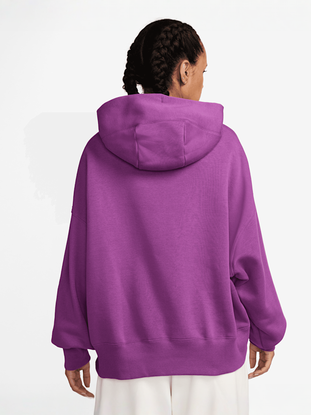 Nike, Sportswear Phoenix Fleece Over Oversized Hoodie, purple, Image 2 of 3