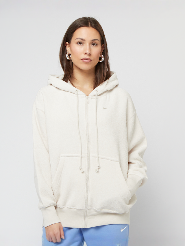 Nike, Sportswear Phoenix Plush Full-Zip Hoodie, beige, Image 1 of 4