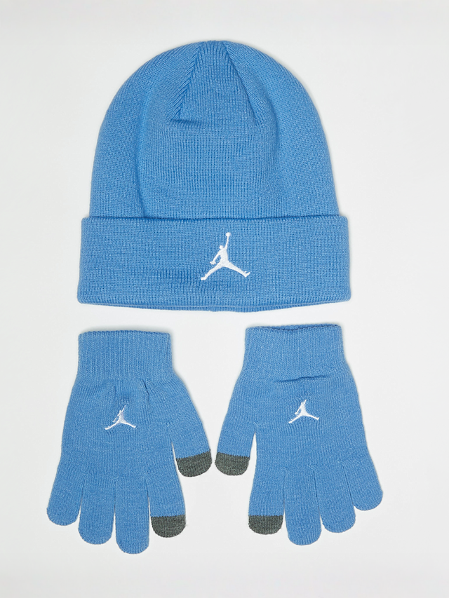 Nike, Jan Jordan Essentials Beanie Set (2 Piece), blue, Image 1 of 3