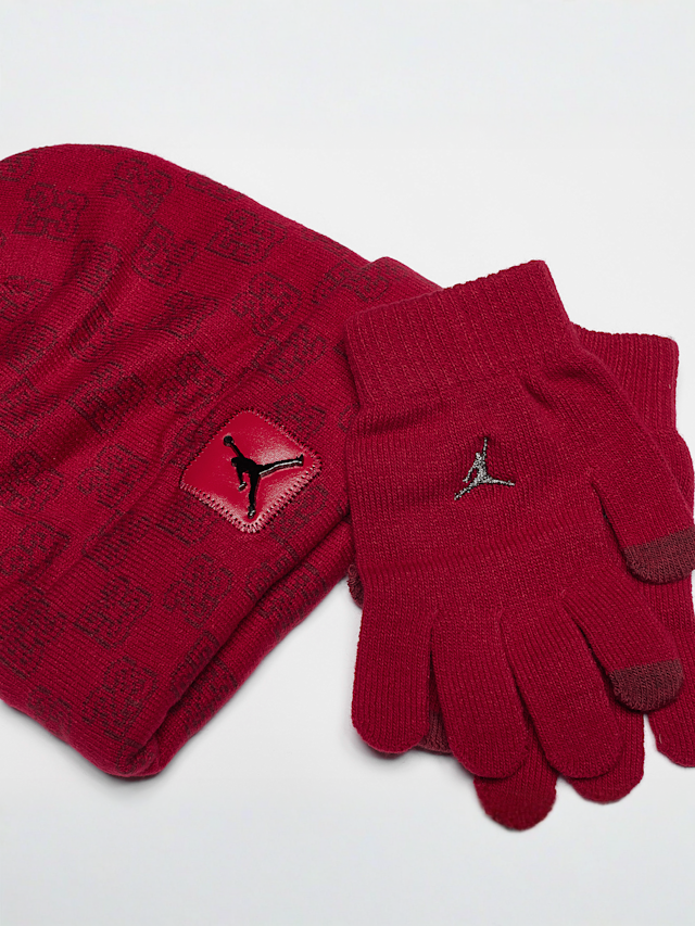 Nike, Jan Monogram Beanie Set (2 Piece), red, Image 3 of 3